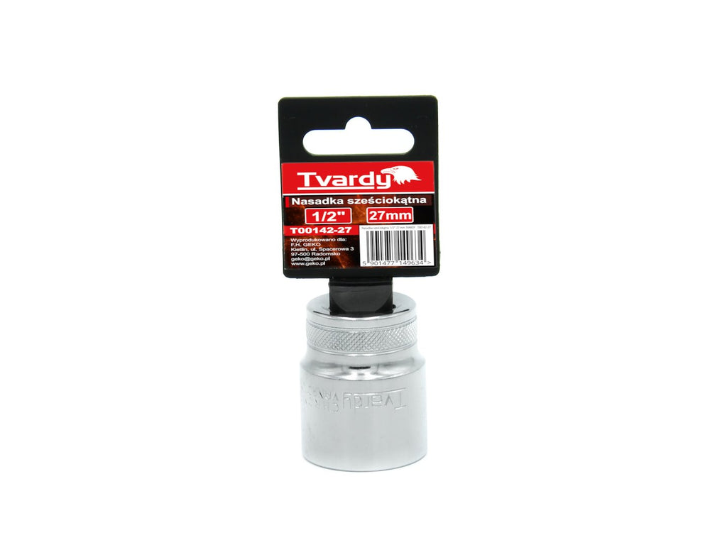 Hex socket, 6 pt, 1/2\" - 27 mm