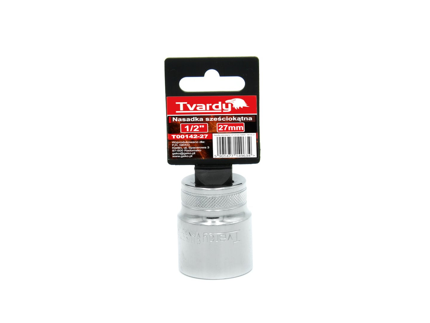 Hex socket, 6 pt, 1/2\" - 27 mm