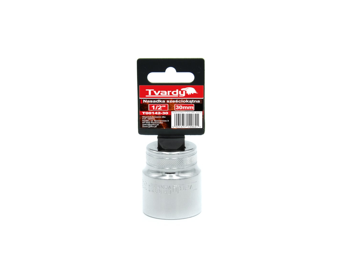 Hex socket, 6 pt, 1/2" - 30 mm