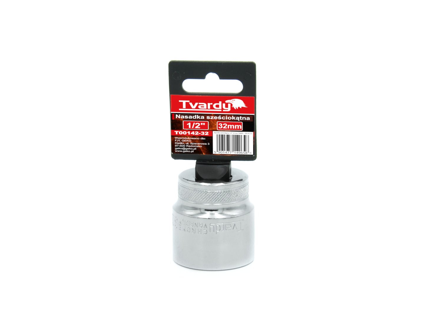 Hex socket, 6-pt, 1/2" - 32 mm