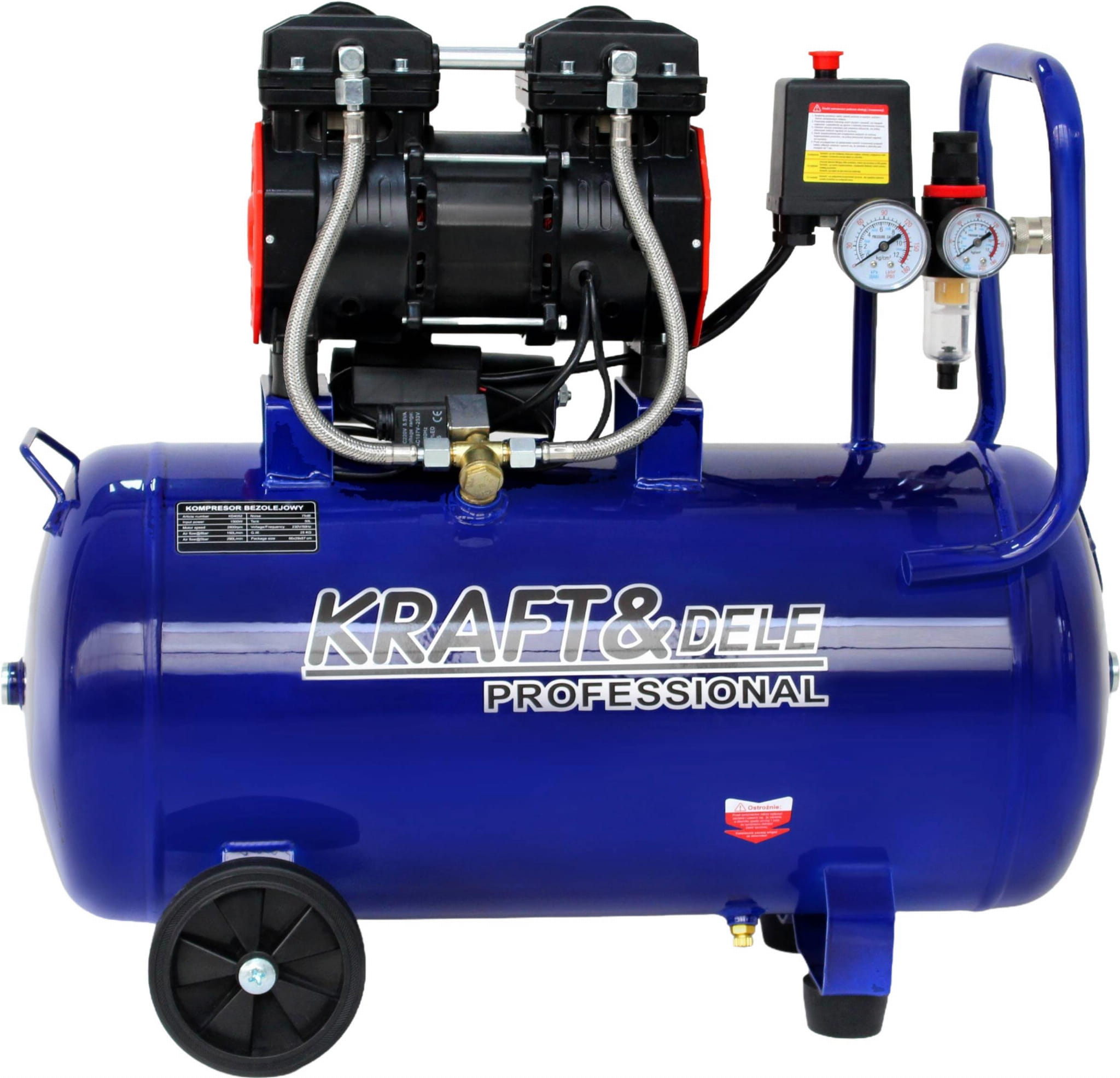 OIL-FREE COMPRESSOR 50L 1500W 290L/min KD4052