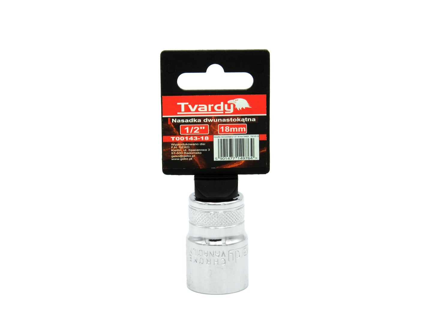12-pt Socket 1/2" - 18 mm