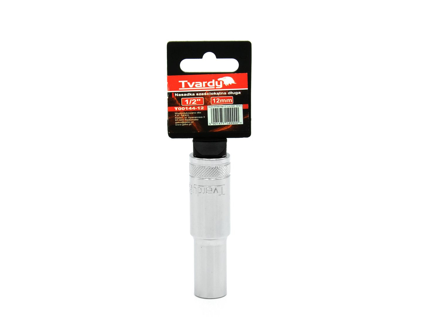 Hex deep socket, 6 pt, 1/2" - 12 mm