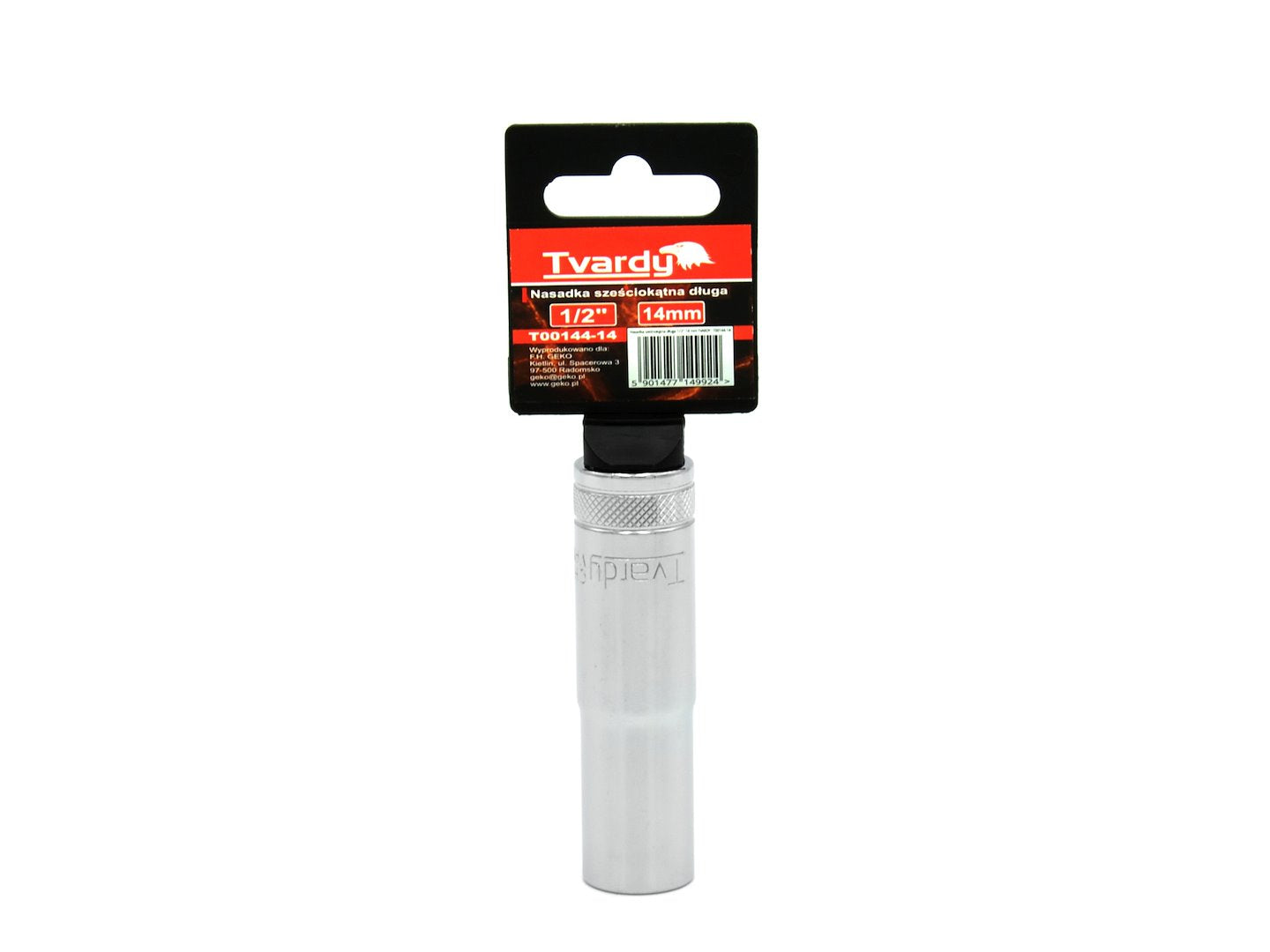 Hex deep socket, 6 pt, 1/2" - 14 mm