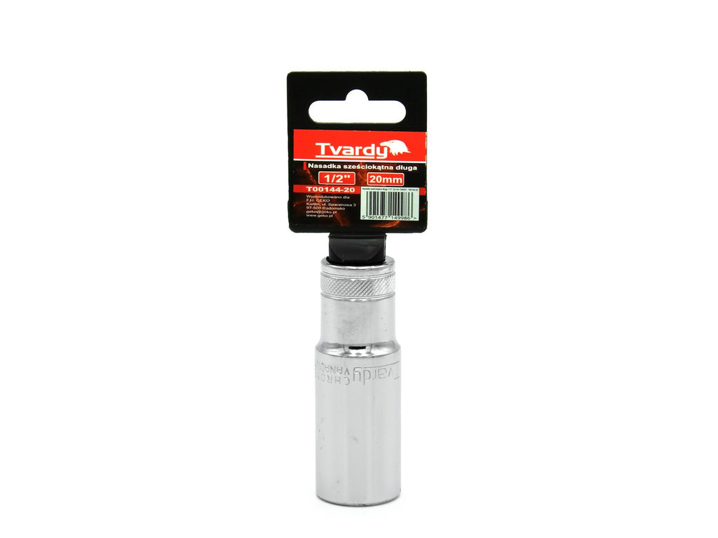 Hex Deep Socket, 6-pt, 1/2" - 20 mm