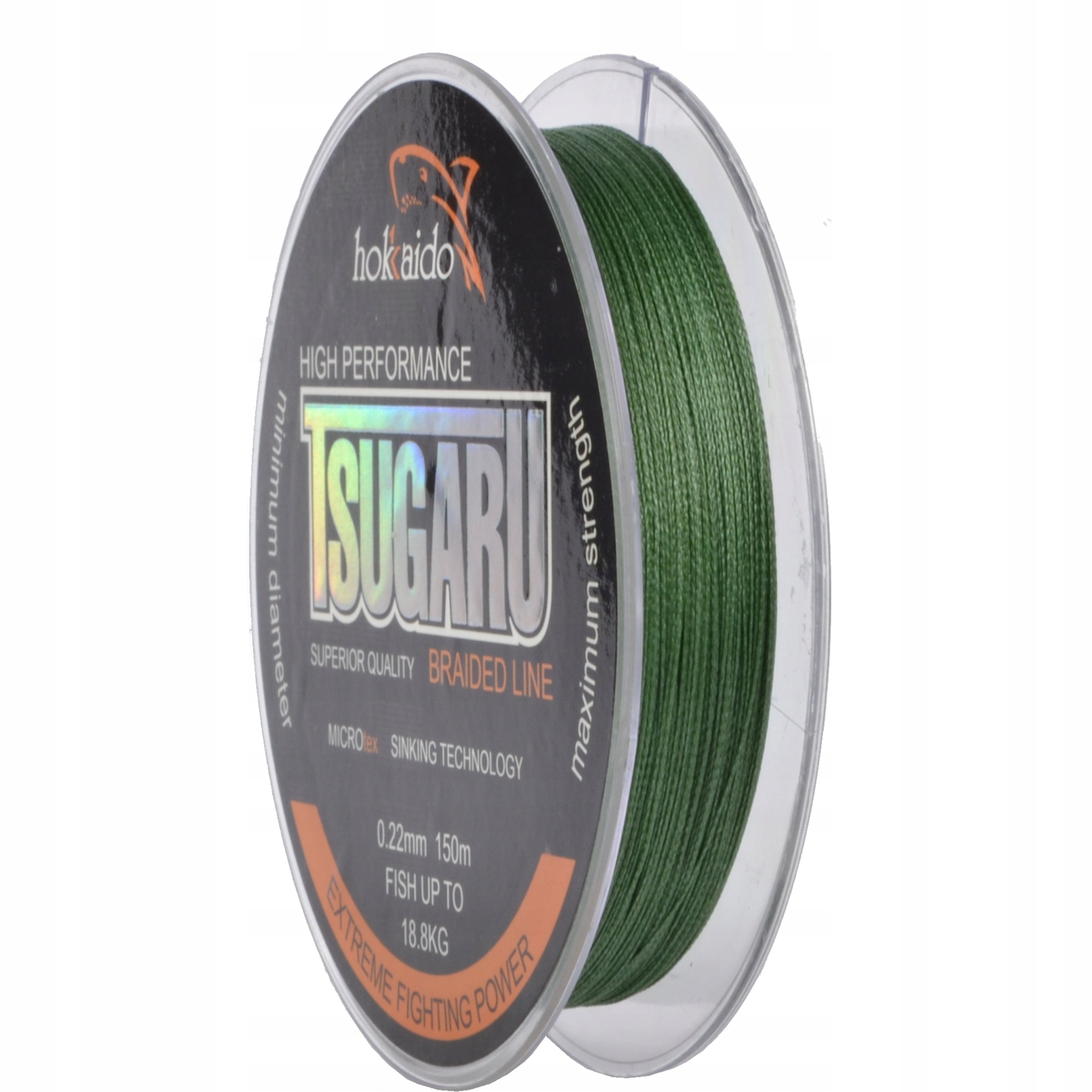 TSUGARU punutis 0.50mm 150m 53.6kg mikro tekstiil