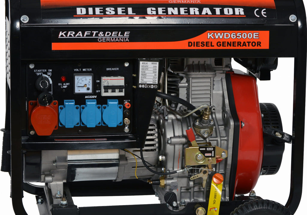 Diesel Generator 6500W 12/230/380V KD120