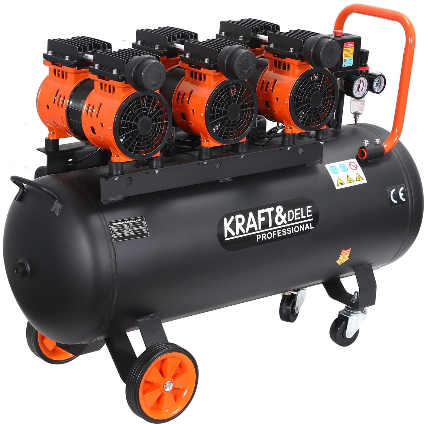 Oil-free compressor 100L 580L/min 6kW KD1394