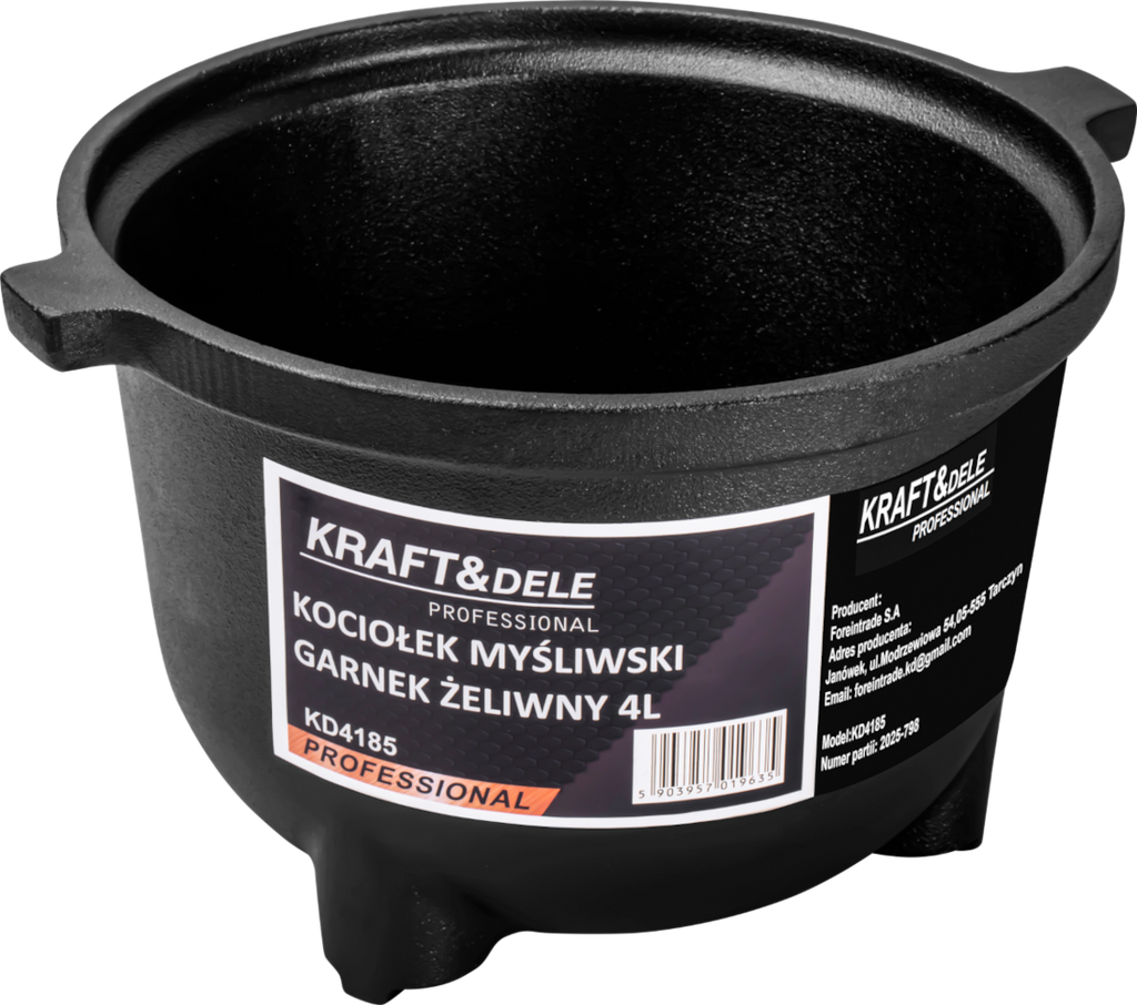 Hunter's pot / Cast iron pot 4L KD4185