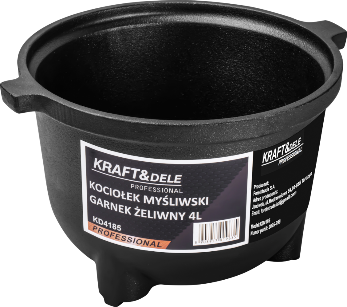 Hunter's pot / Cast iron pot 4L KD4185