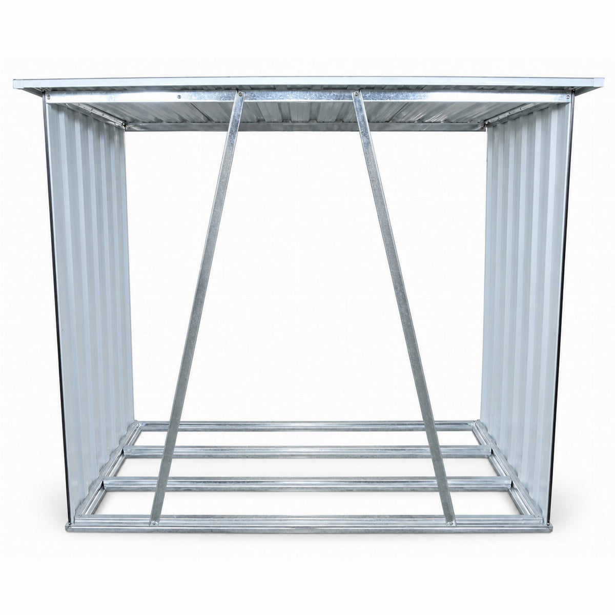 Metallist aia küttepuude hoiukuur 163 × 83 × 154 cm RC-K-2879