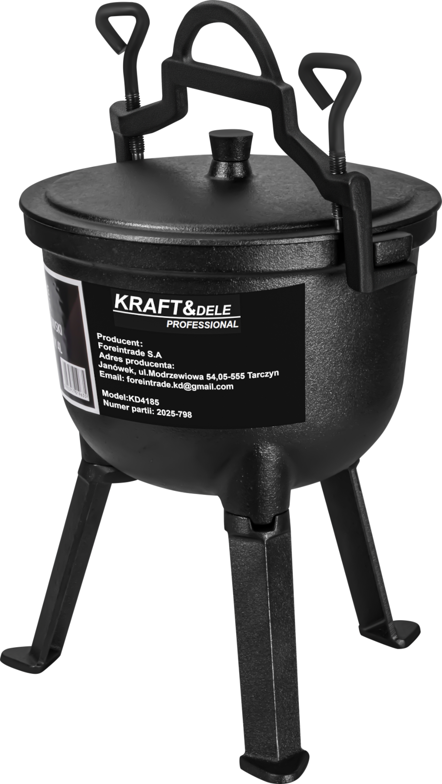 Hunter's pot / Cast iron pot 4L KD4185
