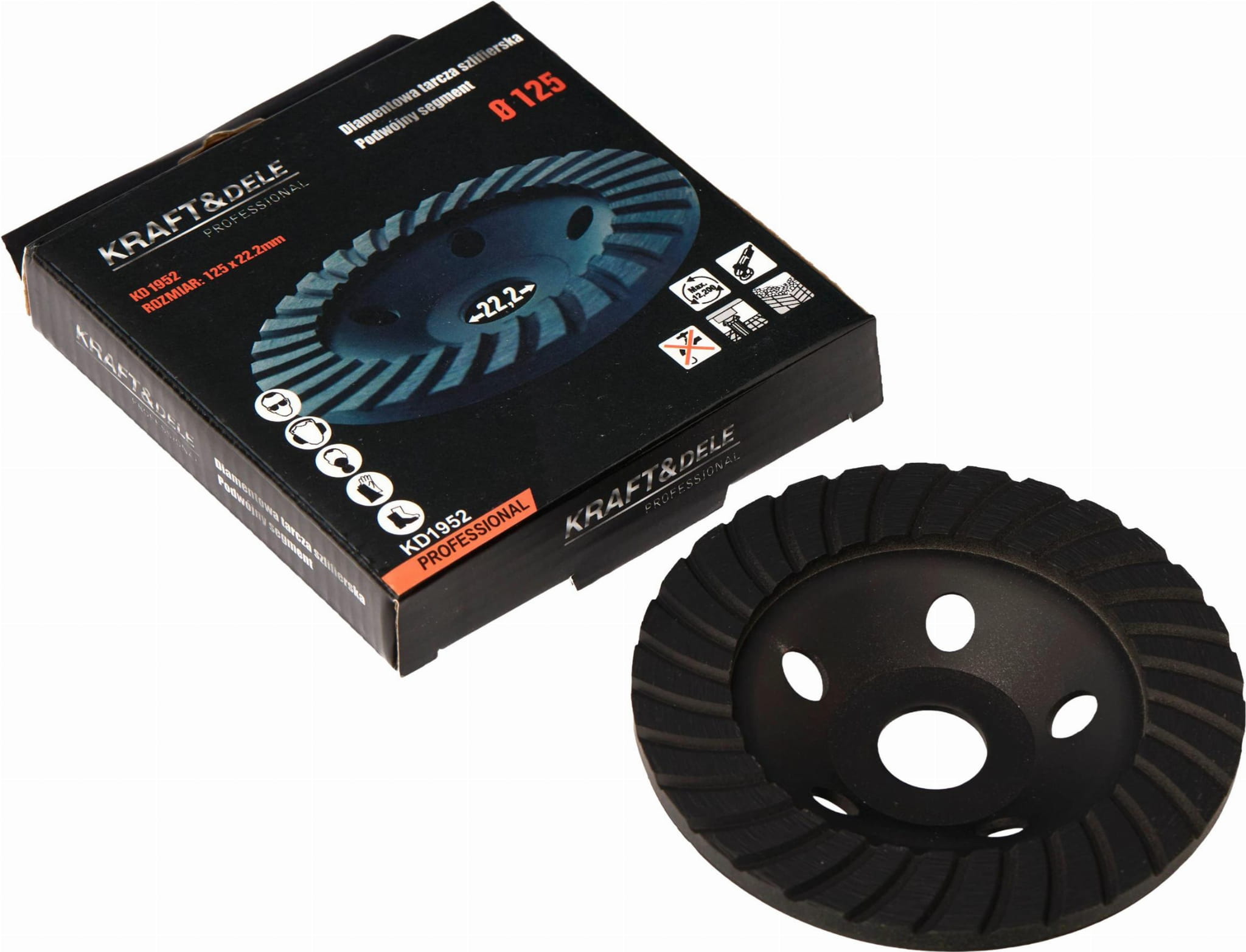 GRINDING DISC FOR CONCRETE 125x22.2mm KD1952