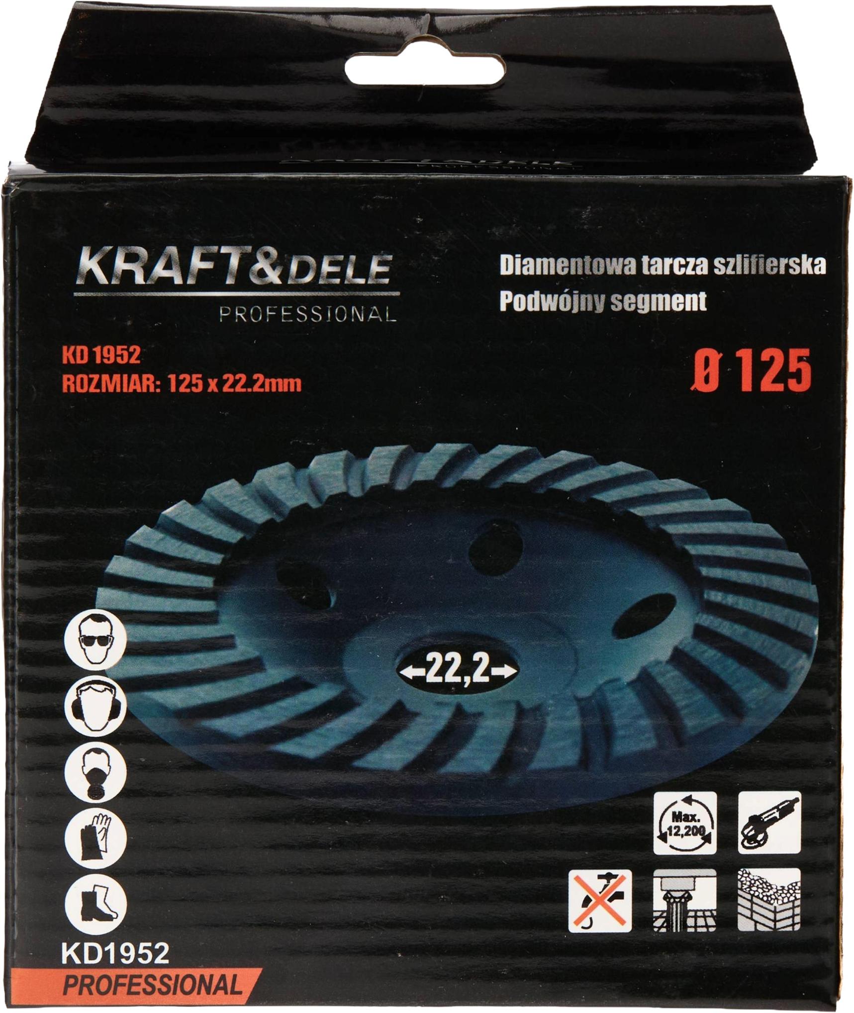GRINDING DISC FOR CONCRETE 125x22.2mm KD1952