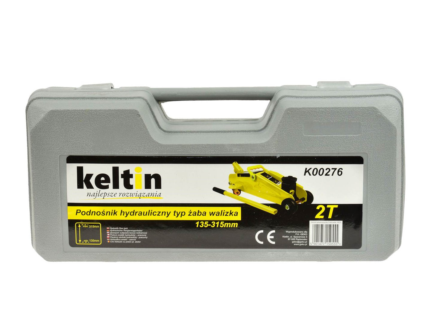 2T Floor Jack, Blow Case KELTIN