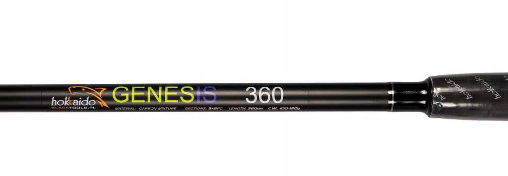 Hokkaido Genesis feeder ritv 3,9m 100-120g Method Mix süsinik