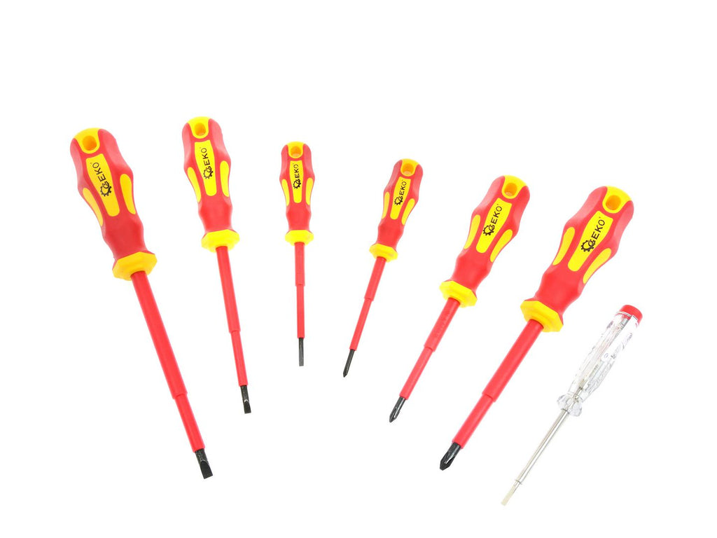 7 pcs Insulated VDE Screwdriver Set 1000V Model nr. 1