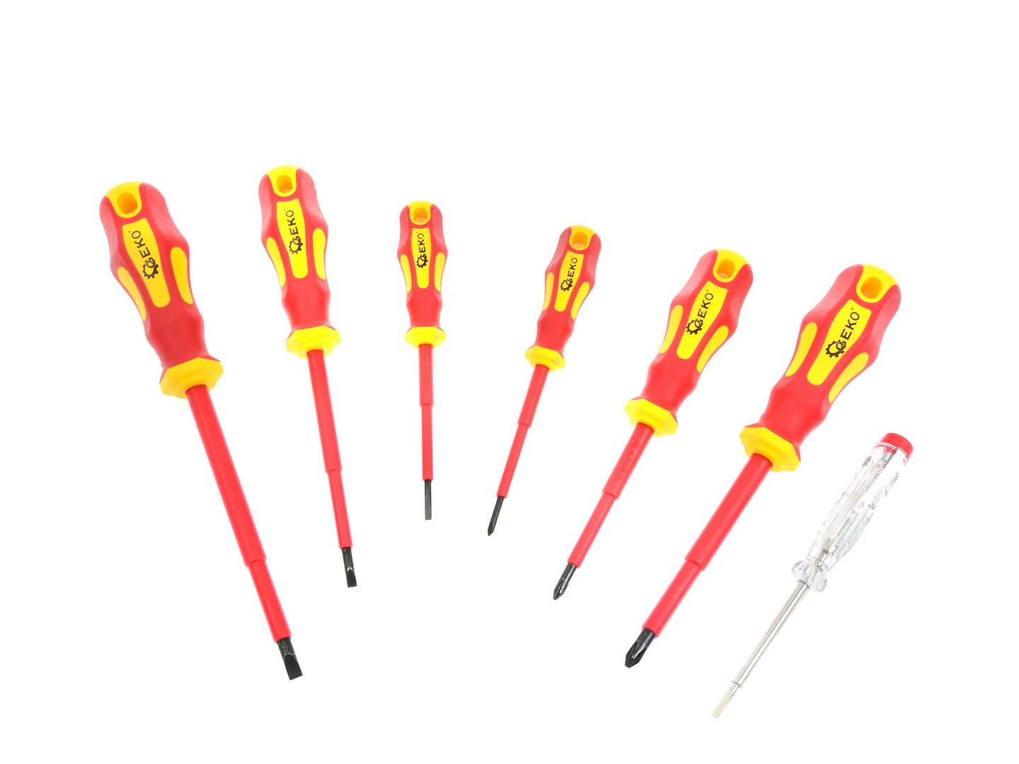 7 pcs Insulated VDE Screwdriver Set 1000V Model nr. 1