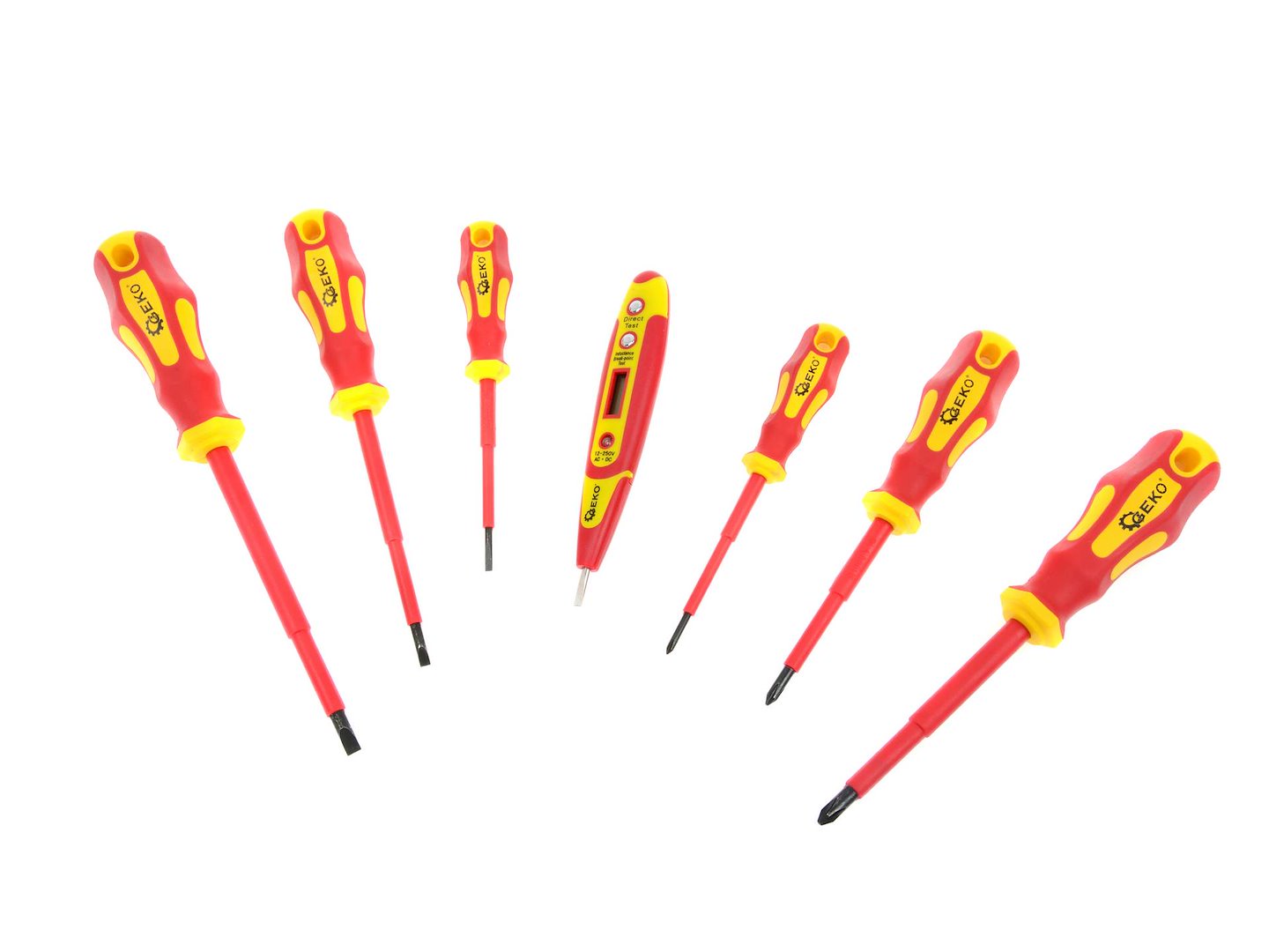 7-piece Insulated VDE Screwdriver Set 1000V, model nr. 2