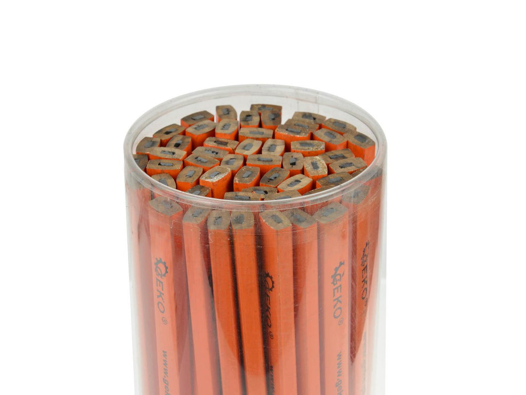 Carpenter's pencil, 245 mm, HB (55 pcs in tube) – Full Pack