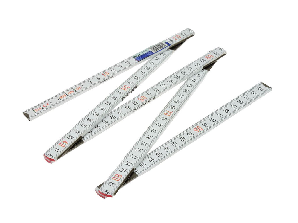 Wooden Folding Ruler 1 m / 5 Sections