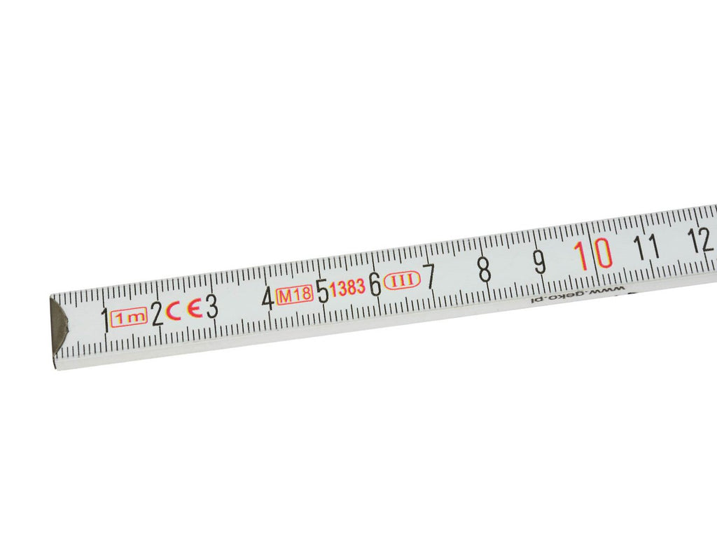 Wooden Folding Ruler 1 m / 5 Sections