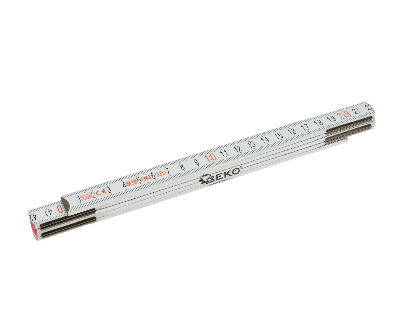 Wooden Folding Ruler 1 m / 5 Sections