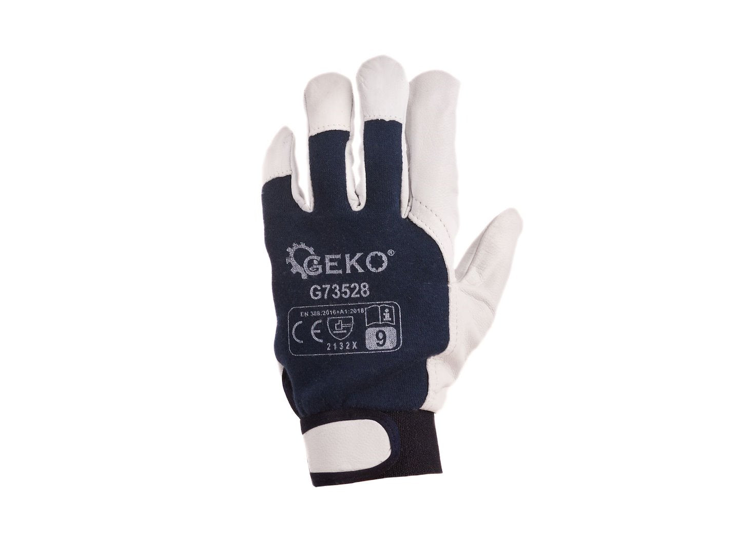Leather Assembly Work Gloves, Goat Leather - Velcro, Size 9 (12/120) – Pack of 12