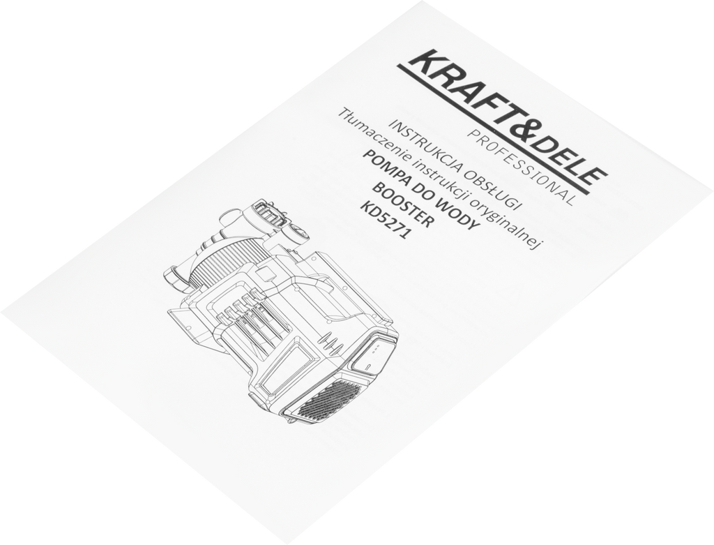 Water pump 1500W 4700L/h KD5271