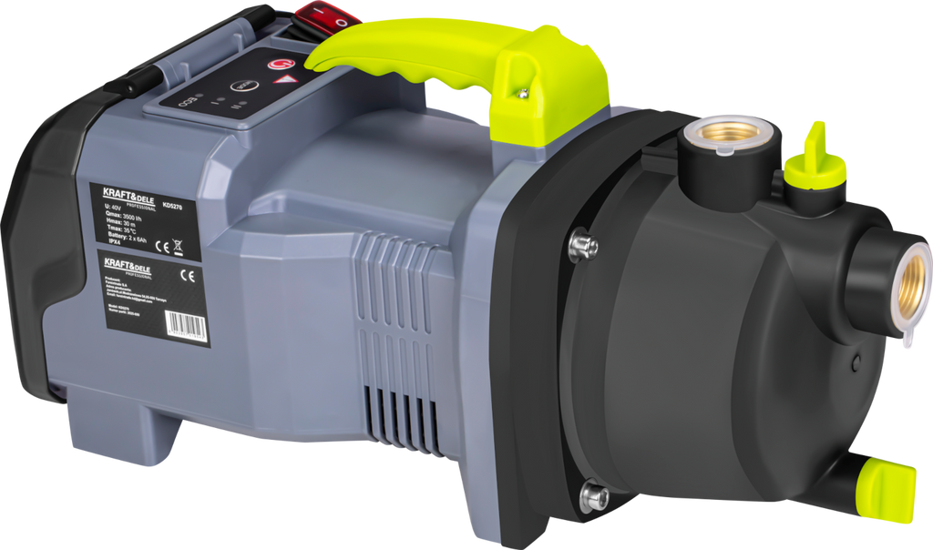 Cordless garden pump 3500L/h 2x6Ah + charger KD5270