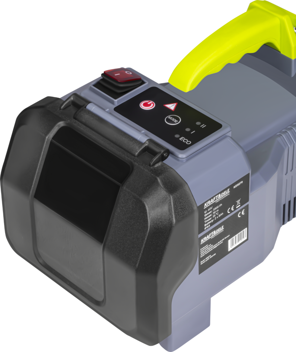 Cordless garden pump 3500L/h 2x6Ah + charger KD5270
