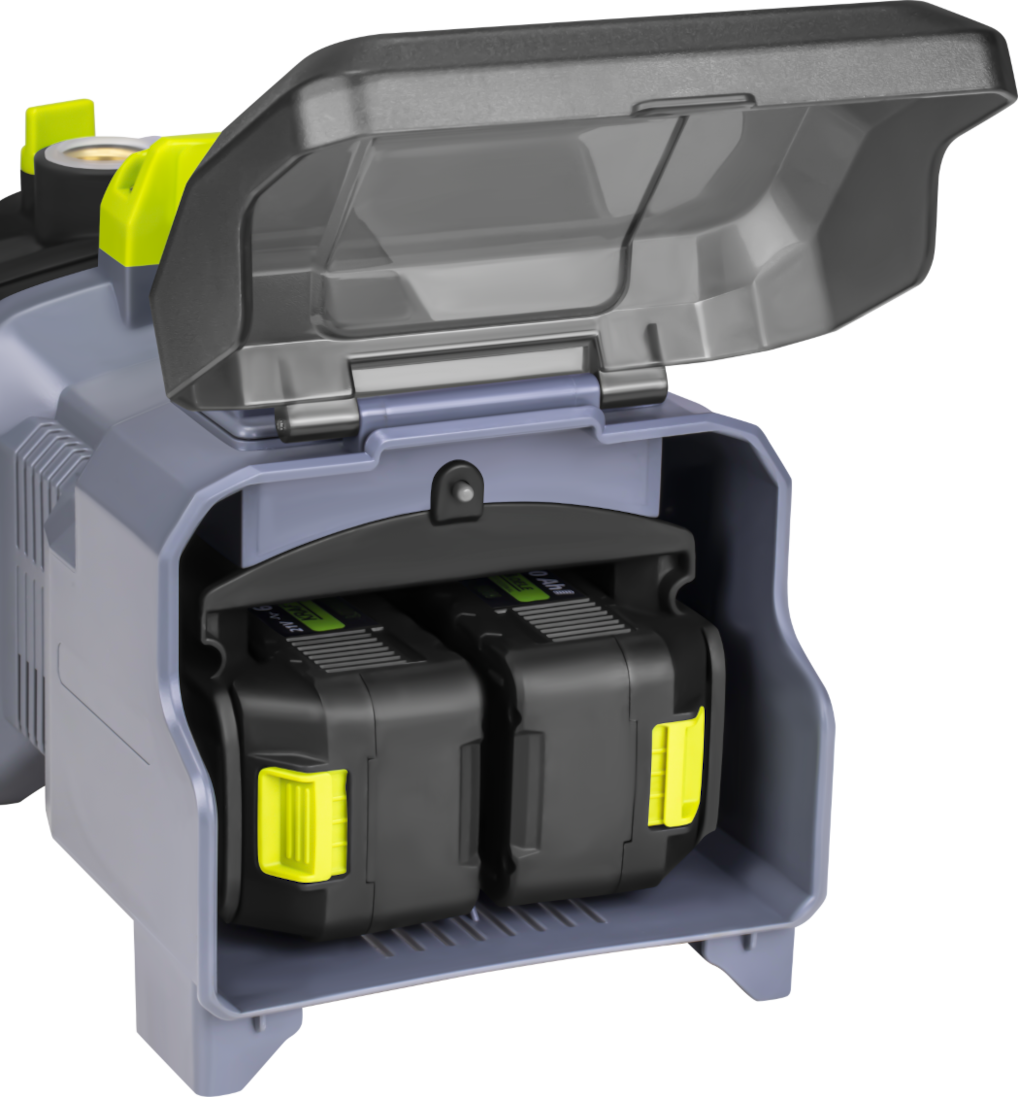 Cordless garden pump 3500L/h 2x6Ah + charger KD5270