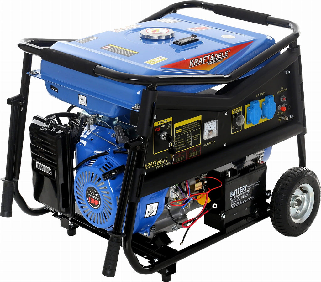 Single-phase 5000W 12/230V KD145 generator set