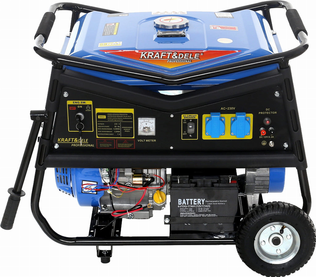 Single-phase 5000W 12/230V KD145 generator set