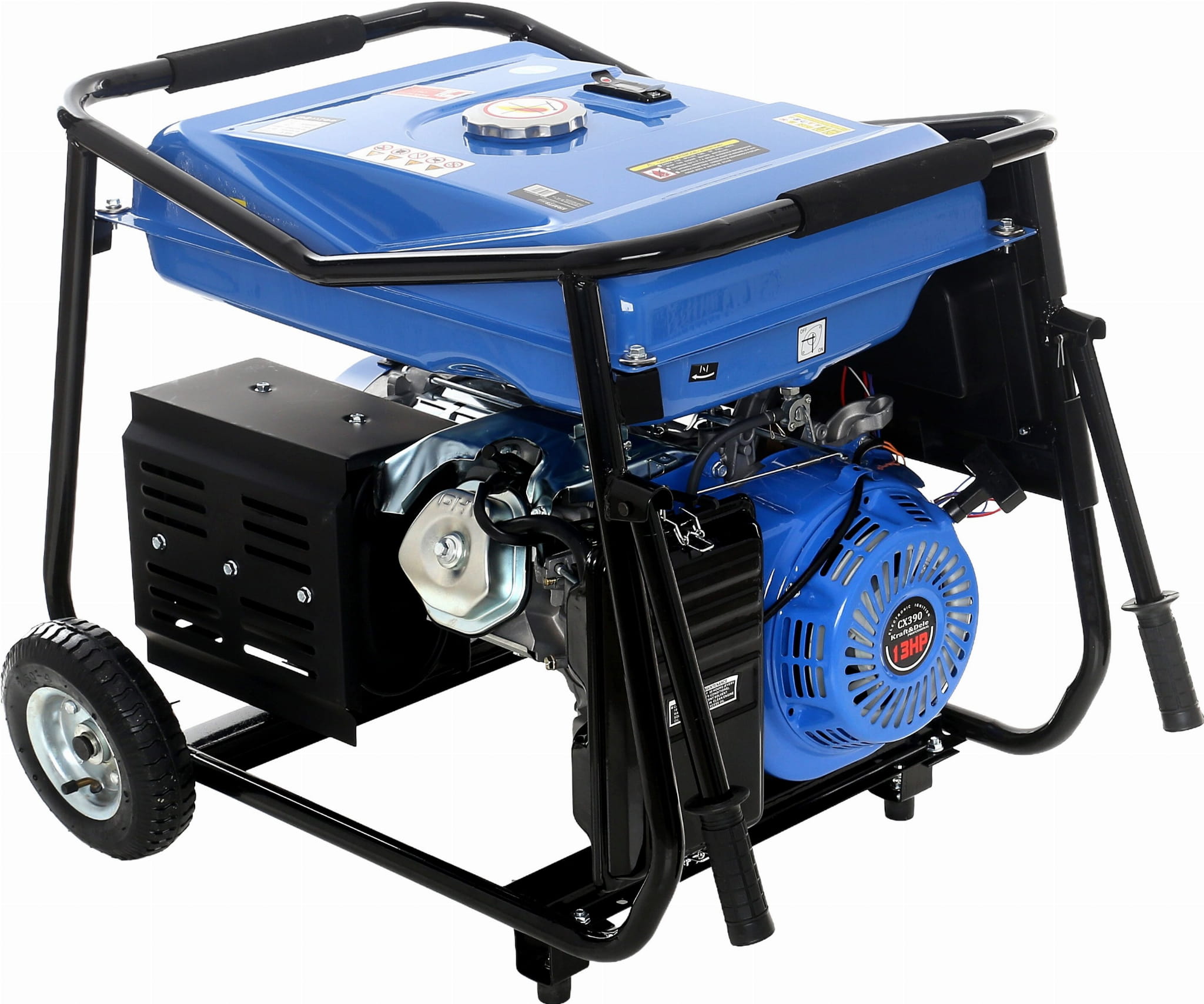 Single-phase 5000W 12/230V KD145 generator set