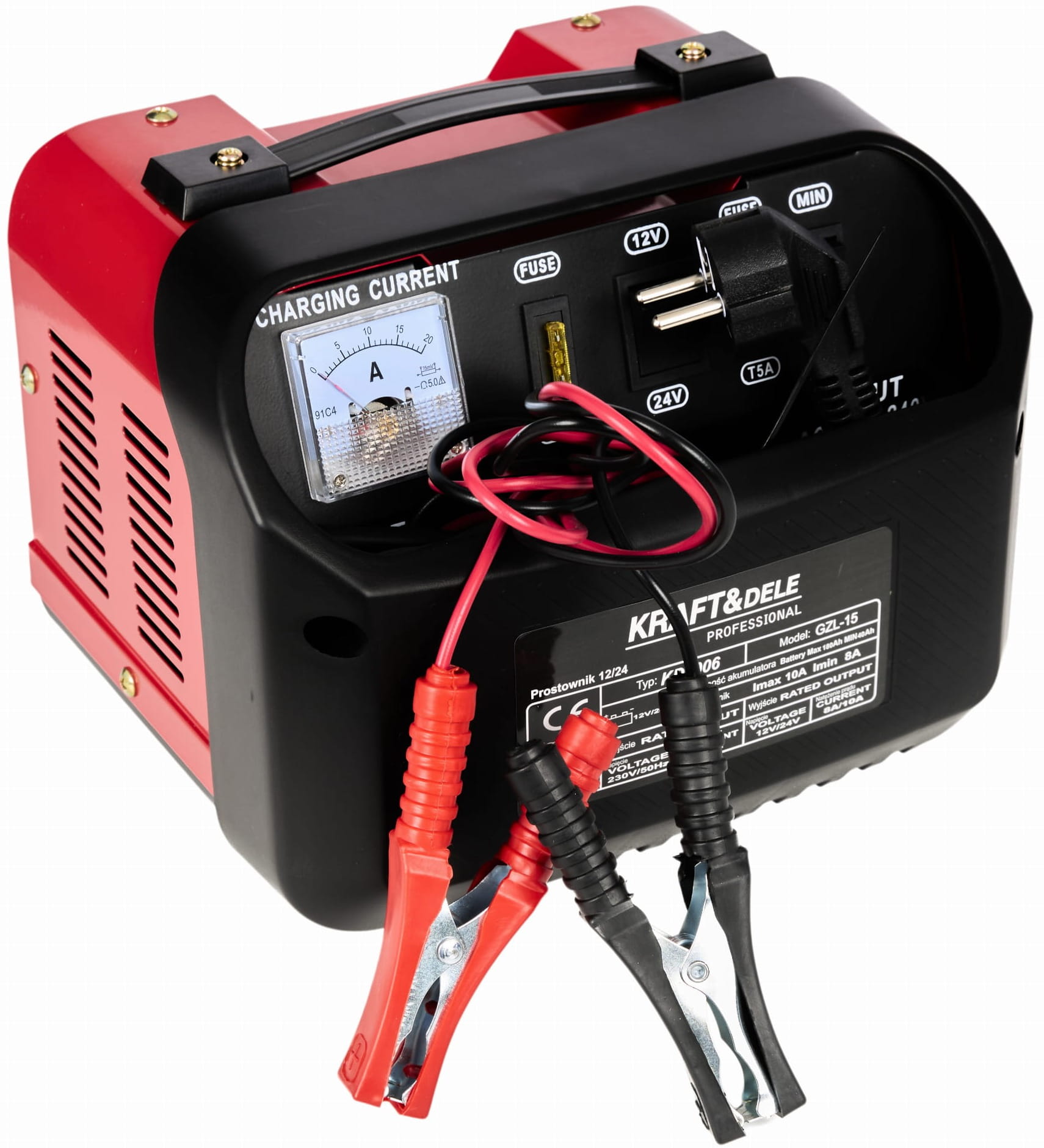 Car battery charger 12V 24V 20A 200Ah KD1907