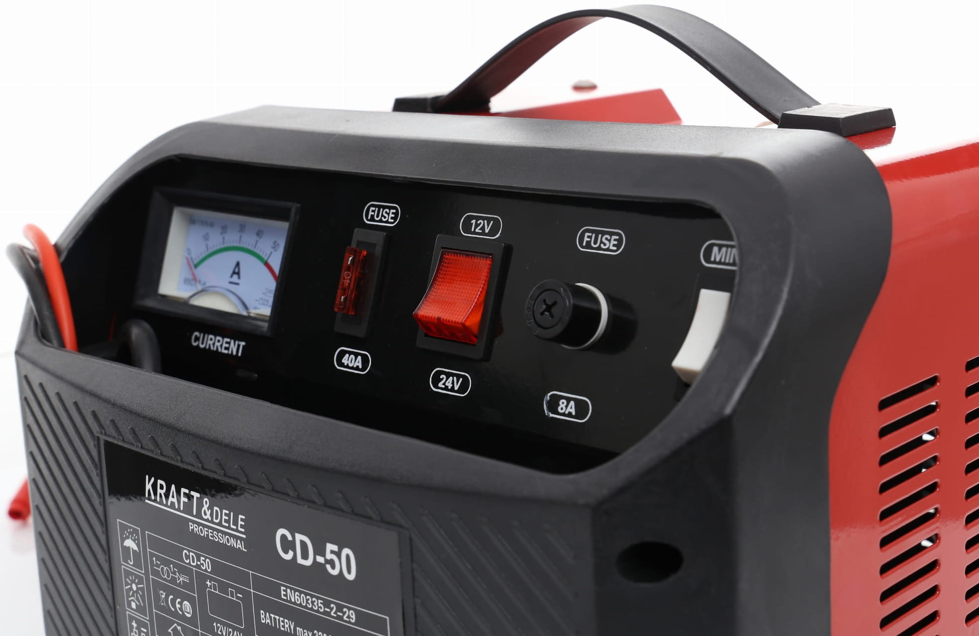 Car battery charger 12/24V 50A 320Ah KD1910