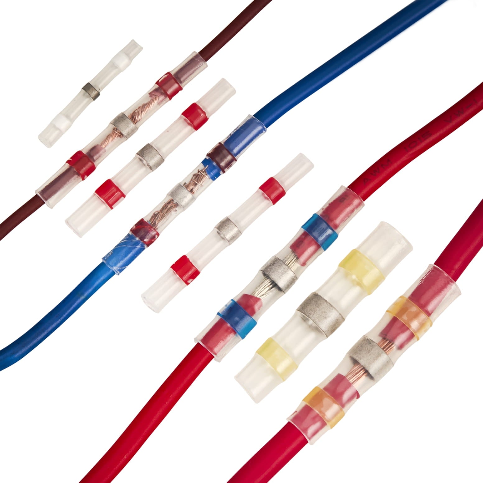 Heat shrink tubing with solder 120 pcs. KD10491