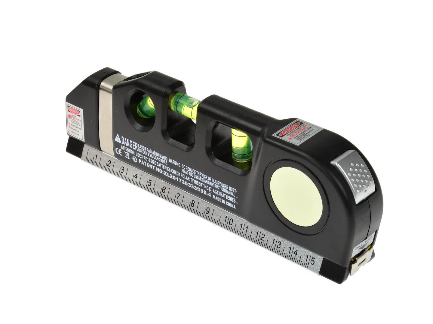 Multipurpose Laser Level with 2.5 m Measuring Tape Ruler