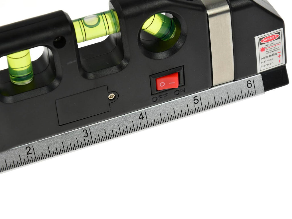 Multipurpose Laser Level with 2.5 m Measuring Tape Ruler