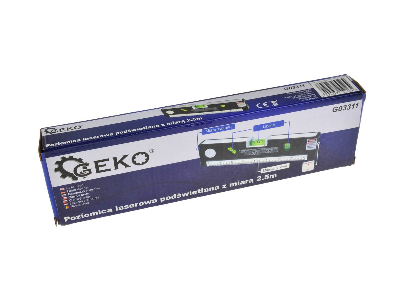 Multipurpose Laser Level with 1.5m Measuring Tape Ruler
