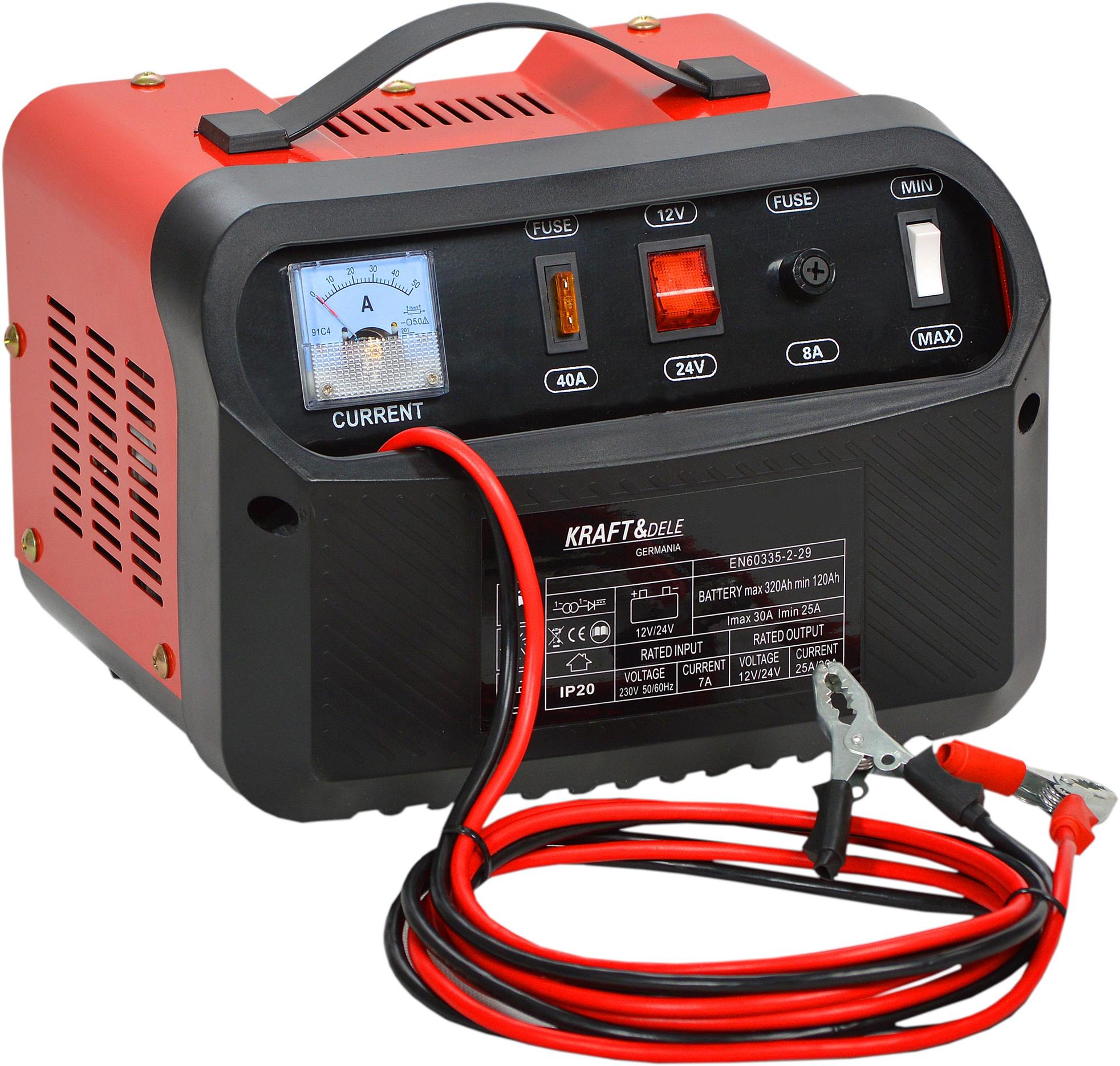 Car battery charger 12/24V 40A 300Ah KD1909