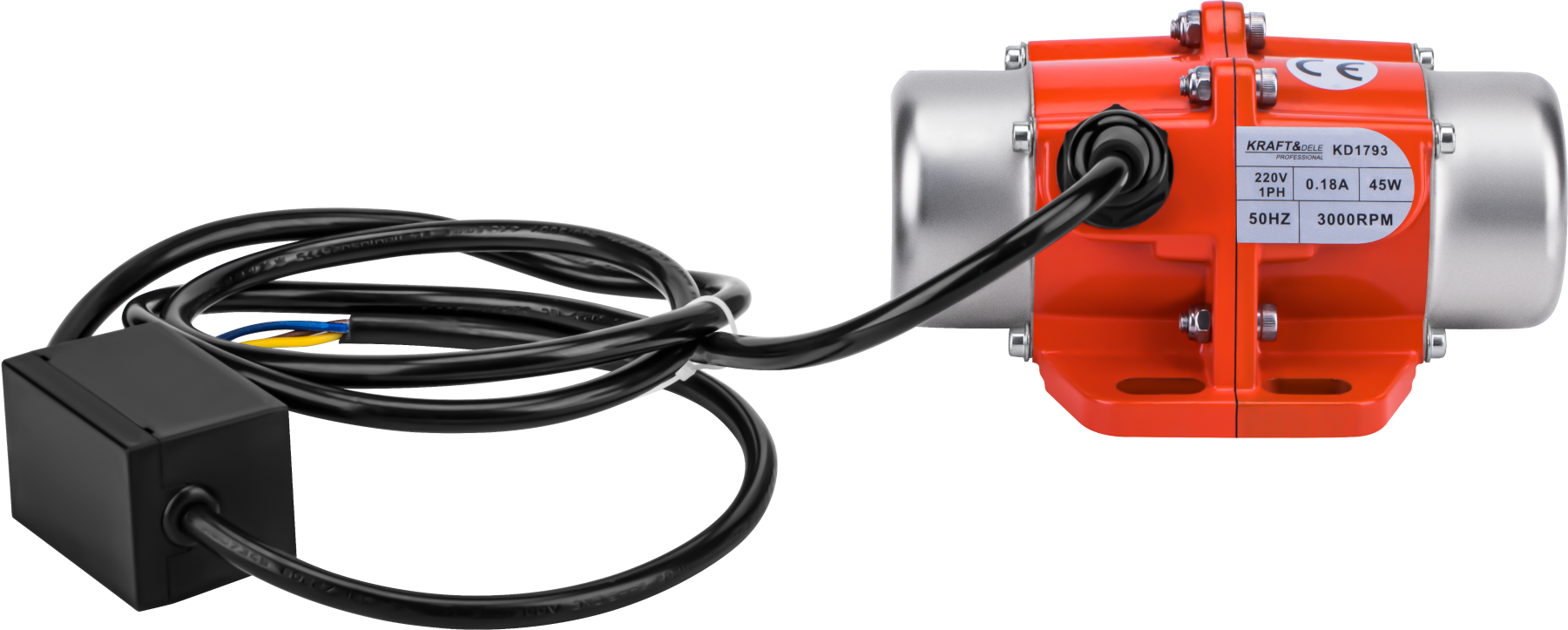 Single-phase vibration motor 45W 3000 RPM KD1793