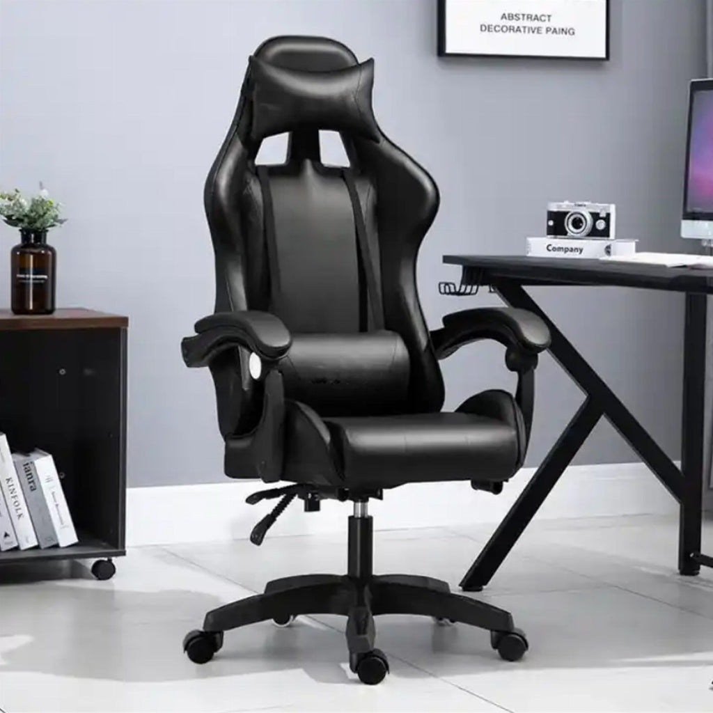 Ergonoomiline ämberstiilis mänguri kontoritool Black RC-K-524