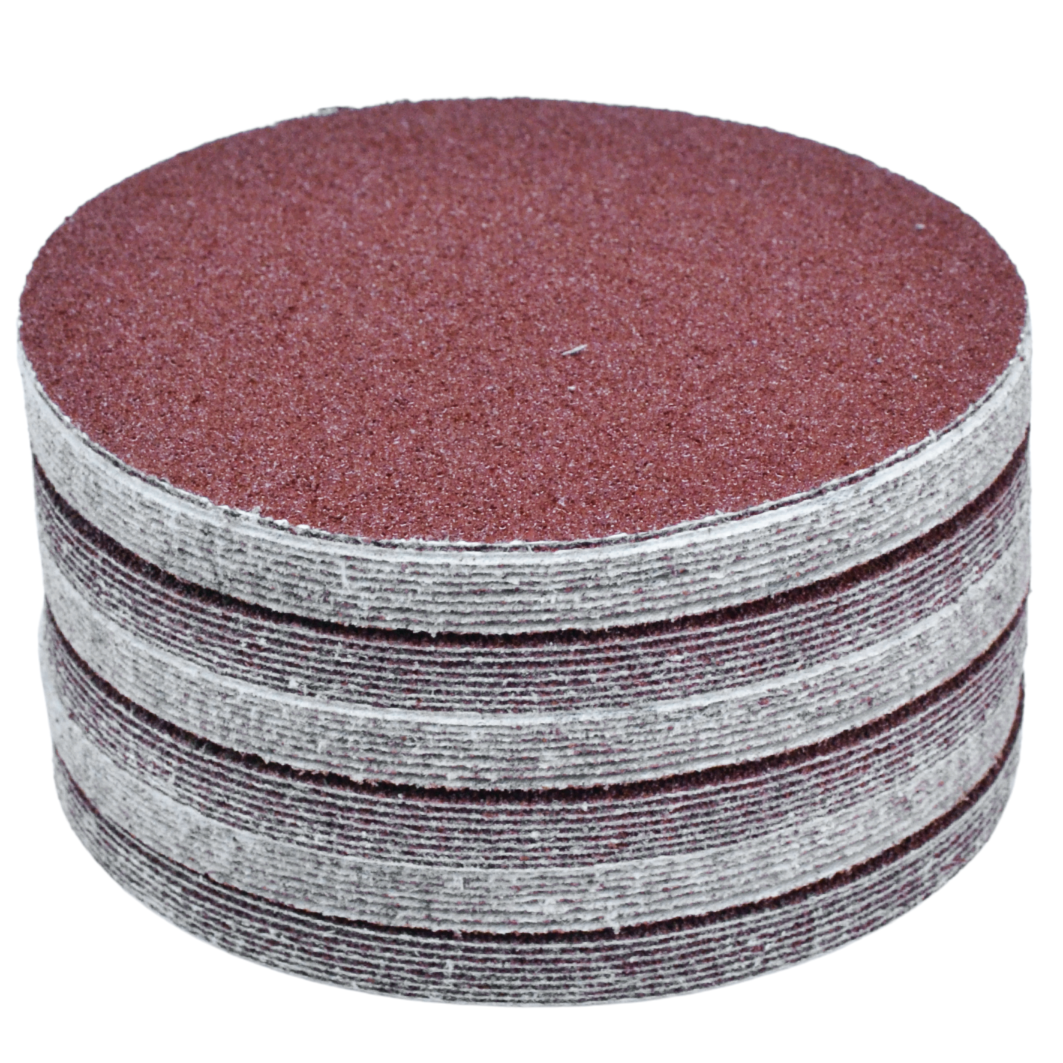 50x 125mm abrasiivketast, karedusega 36, isekleepuv Velcro (VC9) peal