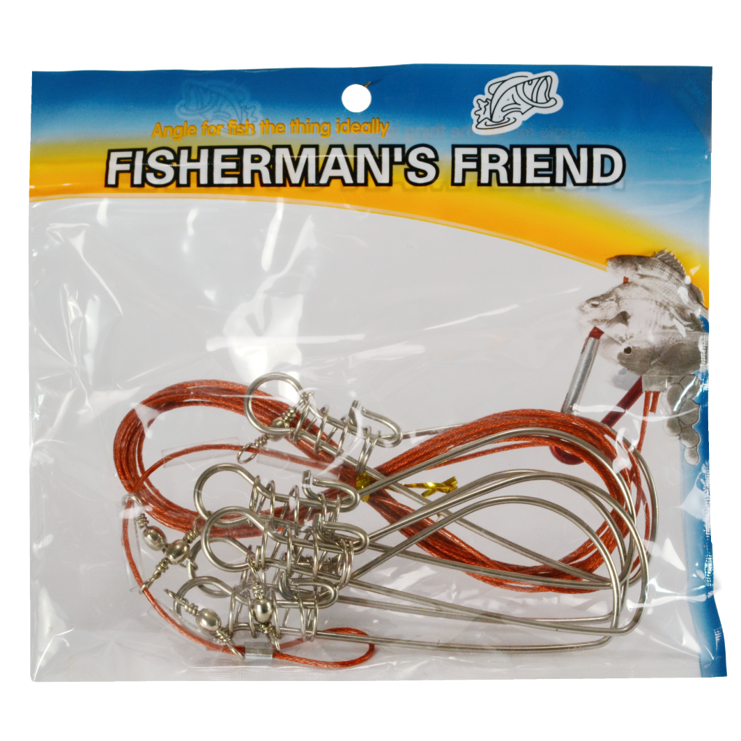 Turvanõelad traadiga kala kinnitamiseks pontoonpaadi külge