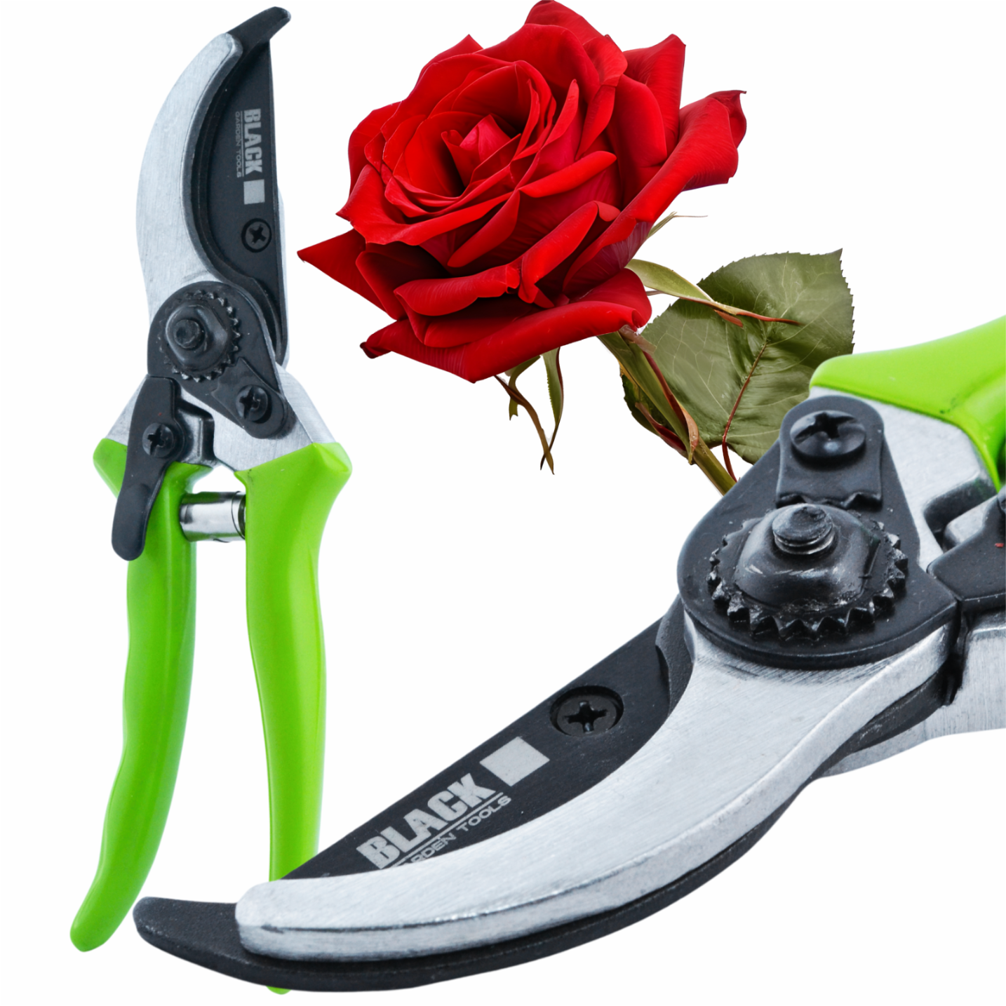 Handheld Garden Pruner 205mm Black