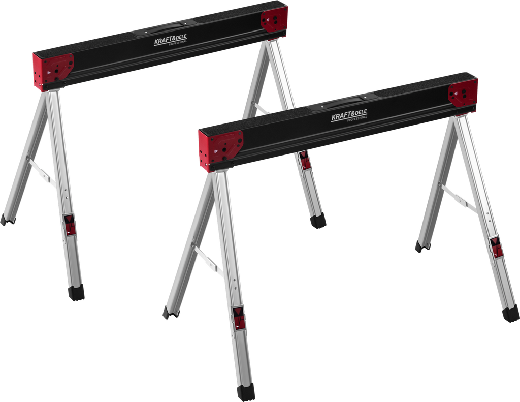Folding construction trestles - 2 pcs. 106x59x76 cm KD11875