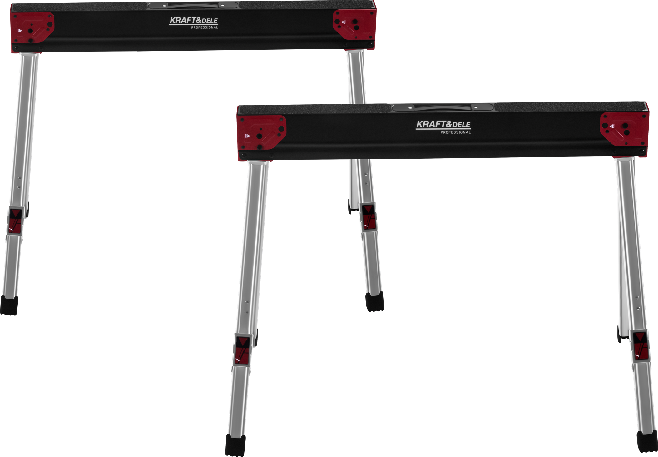 Folding construction trestles - 2 pcs. 106x59x76 cm KD11875