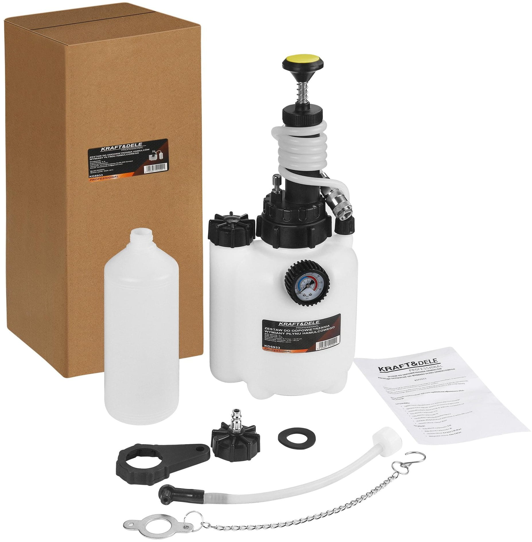DEVICE FOR BLEEDING BRAKE FLUID REPLACEMENT KD5933